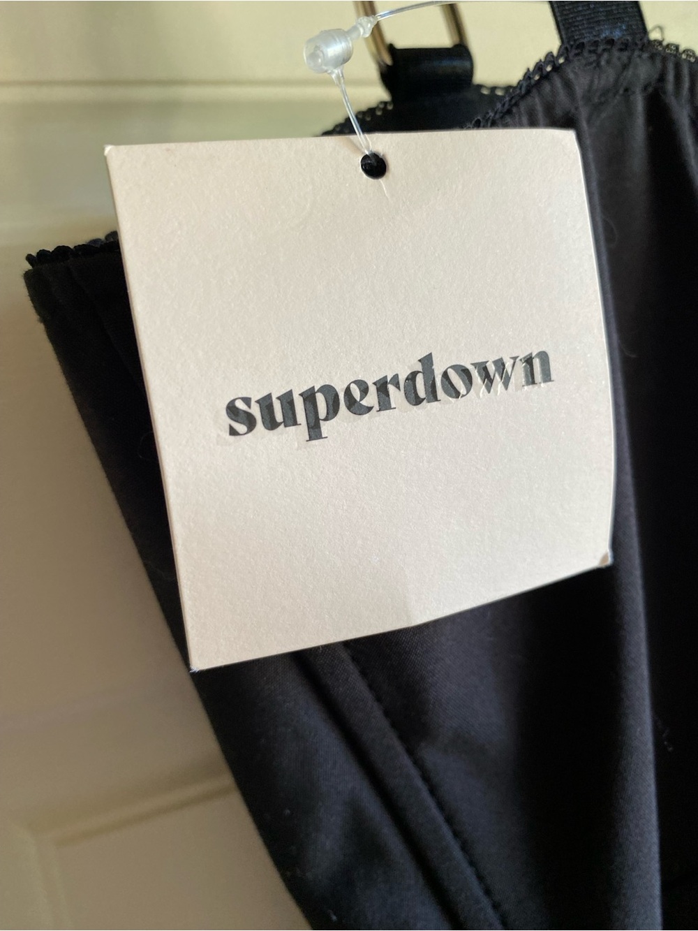 NWT Revolve Superdown Savannah Corseted Bodycon Mini Dress Black Size M - Picture 9 of 16